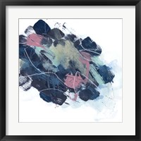 Framed Abstract Lily Pond I