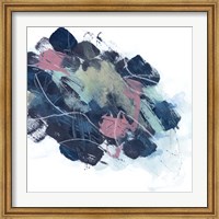 Framed Abstract Lily Pond I