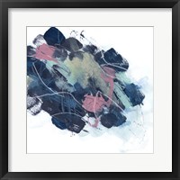 Framed Abstract Lily Pond I