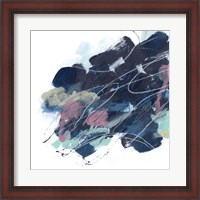 Framed Abstract Lily Pond II