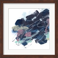 Framed Abstract Lily Pond II