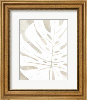 Framed Linen Tropical Silhouette I