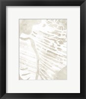 Framed 'Linen Tropical Silhouette III' border=