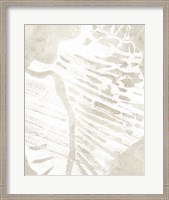Framed Linen Tropical Silhouette III