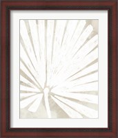 Framed 'Linen Tropical Silhouette IV' border=