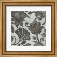 Framed Barnwood Chintz I