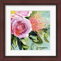 Framed 'Brushy Floral I' border=