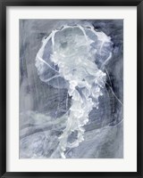 Framed Indigo Jellyfish I