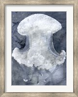 Framed Indigo Jellyfish II