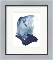 Framed 'Indigo Collide IV' border=