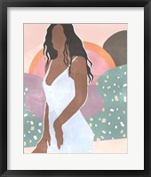 Curly Lady I Framed Print