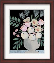 Framed Rosada Floral I