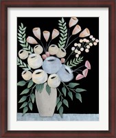Framed Rosada Floral II