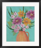 Jubilant Floral I Framed Print