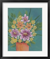 Framed Jubilant Floral III