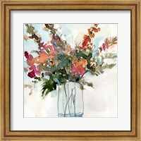 Framed Water Garden Still Life I