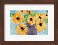 Framed Sunflower Moment I