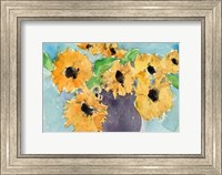 Framed Sunflower Moment I