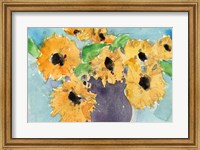 Framed Sunflower Moment I
