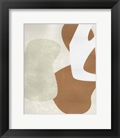 Framed Beige Stucture I