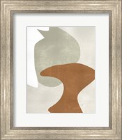 Framed Beige Stucture IV