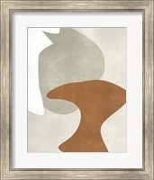 Framed Beige Stucture IV