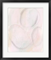 Blush Ovale I Framed Print