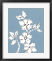 Framed 'Botanic Drawing III' border=