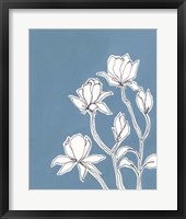 Framed 'Botanic Drawing IV' border=