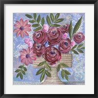 Framed Rosa Bouquet I