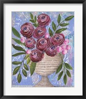 Framed Rosa Bouquet II