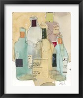 Framed 'Wines & Spirits II' border=