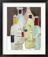 Framed 'Wines & Spirits III' border=