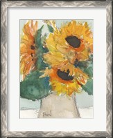 Framed Rustic Sunflowers I