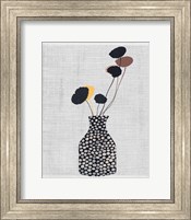 Framed 'Decorated Vase with Plant II' border=