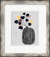 Framed 'Decorated Vase with Plant III' border=