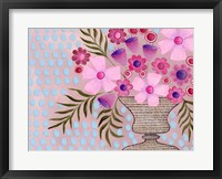Framed Cheeky Pink Floral II