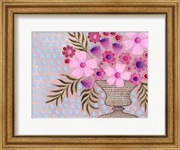 Framed Cheeky Pink Floral II