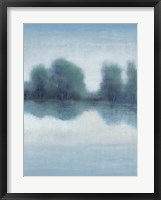 Framed Misty Blue Morning II