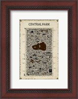 Framed Antique New York Collection-Central Park