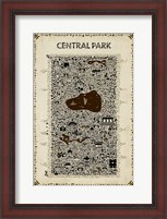 Framed Antique New York Collection-Central Park