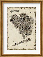 Framed Antique New York Collection-Queens