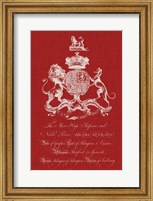 Framed Heraldry Pop I