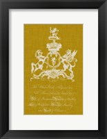 Framed Heraldry Pop IV