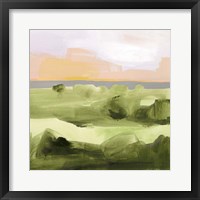 Jotted Landscape II Framed Print
