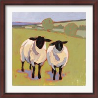 Framed Suffolk Sheep IV