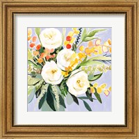 Framed Garden Rose Bouquet II