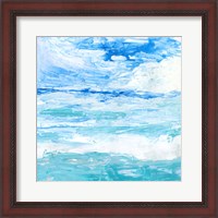 Framed Cerulean Sea I