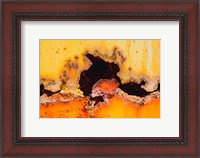 Framed Details Of Rust And Paint On Metal 2