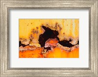 Framed Details Of Rust And Paint On Metal 2